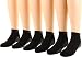 adidas Boys Youth Graphic Small Low Cut Sock, Pack of 6, Black/Graphite/Phantom, 9-11