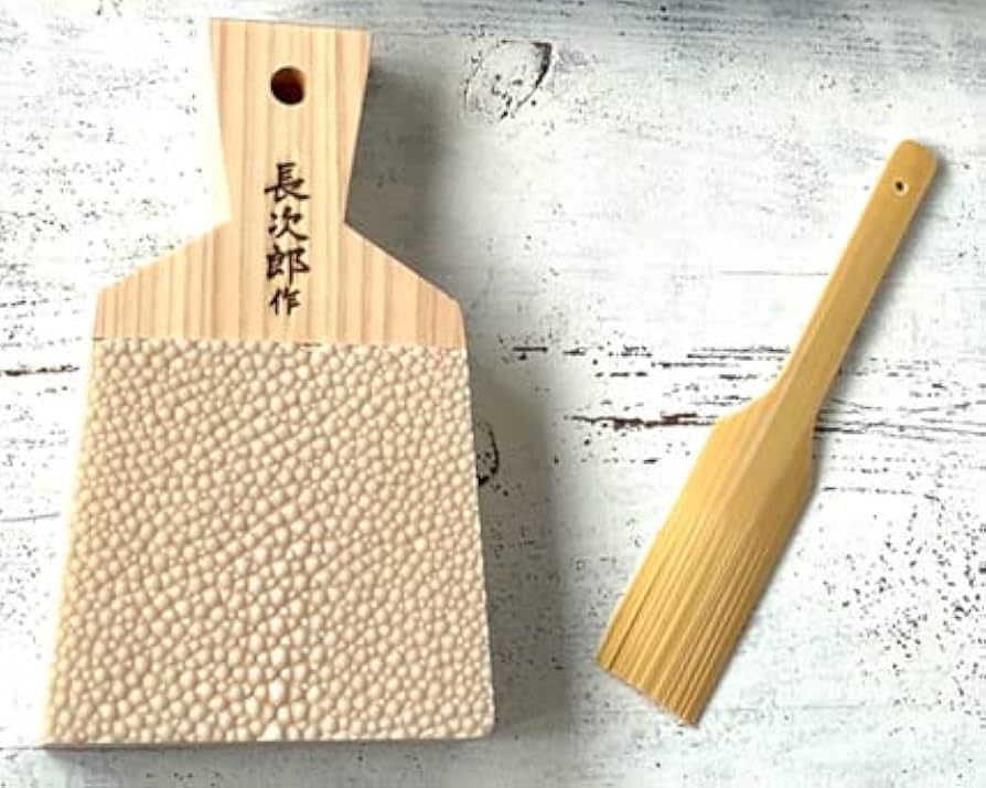 Amazon | 鮫皮おろし 長次郎 大 と 竹 卸金スクレーパー 職人