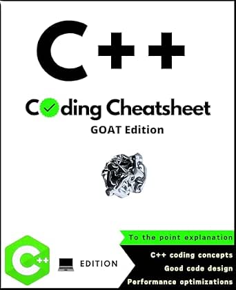 C++ Coding Cheatsheet: Goat edition eBook : Kincaid, Wesley: Amazon.co ...