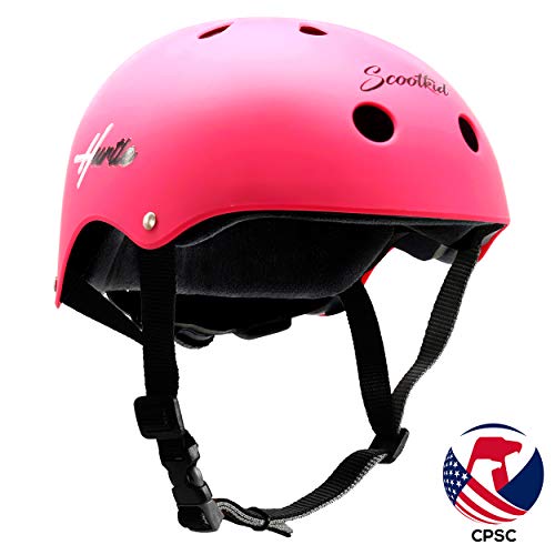 Hurtle Sports Safety Bicycle Kids Helmet - Toddler & Child Bike Helmet w/Adjust