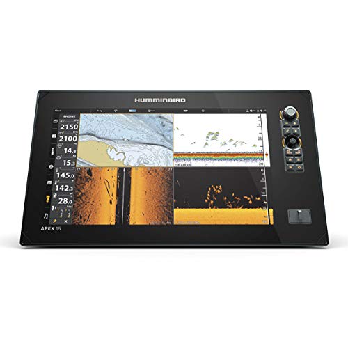 Image of Humminbird APEX 16 GPS Fish Finder, MEGA Side Imaging+ & HD Touchscreen (Control Head Only)