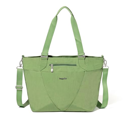 Image of Baggallini Avenue Tote - 12x18 Laptop Tote Bag for Women - Lightweight Work Travel Carry On Bag