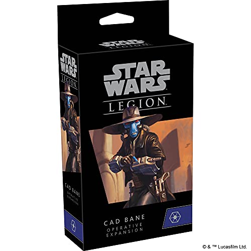 Atomic Mass Games | Star Wars Legion: Separatist Alliance Expansions: Cad Bane Operative | Unit Expansion | Miniatures Game | Ages 14+ | 2 Players | 90 Minutes Playing Time