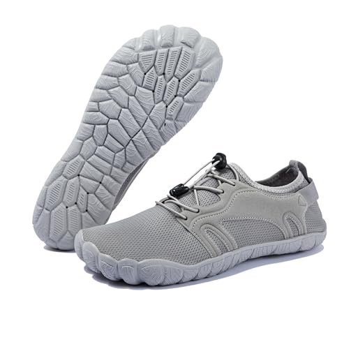 Image of Men's Hike Barefoot Quick-Dry Sports Shoes Wide Toe Aqua for Swim Diving Surfing Kayaking Pool Beach Walking