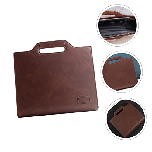 NOLITOY Vintage Casual Messenger Bag for Documents Briefcase for Men Stylish Portfolio Bag3