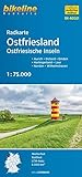 aurich hotel  Radkarte Ostfriesland Ostfriesische Inseln: Aurich – Dollard – Emden – Harlingerland – Leer – Norden – Wilhelmshaven, 1:75.000, wetterfest/reißfest, GPS-tauglich mit UTM-Netz (Bikeline Radkarte)