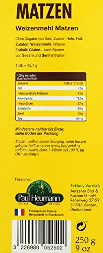 Matzen Brot, 12er Pack (12 x 250 g)