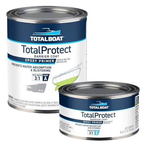 TotalBoat-487738 TotalProtect Epoxy Barrier Coat System (Gray, Quart), 1 Count (Pack of 1)