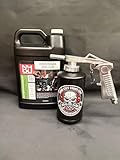 Gallon NH Oil, Standard Undercoating Spray Gun, and 1 Black Quart Bottle