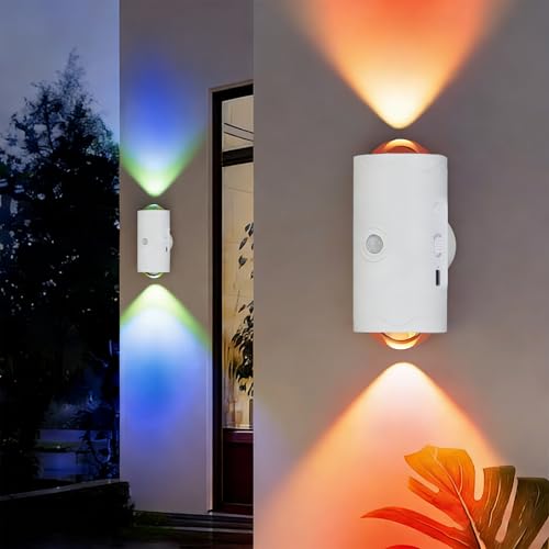 patio wall light fixture battery