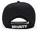 First Class Security Cap with ID On Front, Peak and Back (White Security ID)