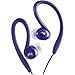 JVC HAEBX5V Sport Clip Headphone, Violet