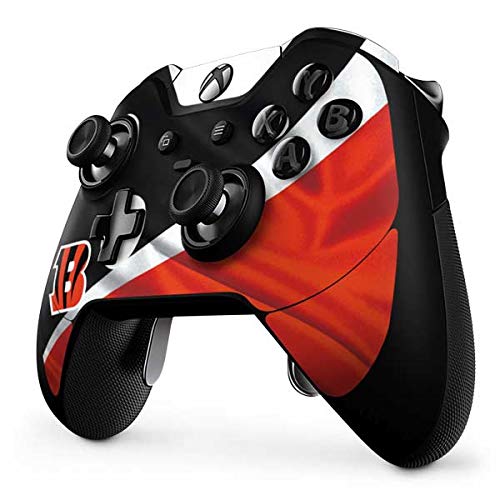 Skinit Decal Gaming Skin Compatible with Xbox One Elite Controller - Officially Licensed NFL Cincinnati Bengals Design