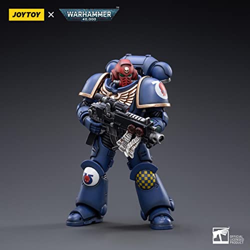 Joytoy Warhammer 40K 1/18 Action Figure Mecha Joy Toy Model Toys Ultramarines Heroes Of The Chapter Brother Veteran Sergeant Castor #TOP6