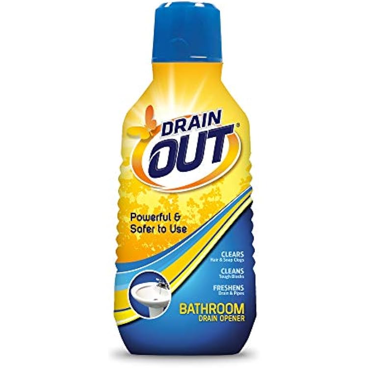 Drain OUT Bathroom Drain Cleaner, Hair & Soap Scum Clog Remover, Drain Opener, Toilet Clog Remover, 16 Ounce