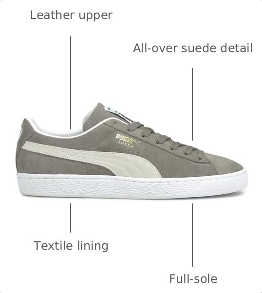 Image of PUMA Mens Suede Classic Xxi Lace Up Sneakers Shoes Casual