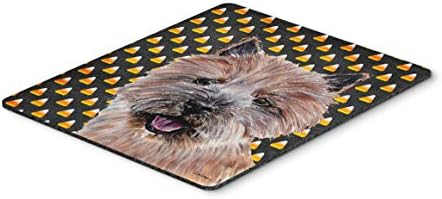 Caroline's Treasures SC9662MP Norwich Terrier Candy Corn Halloween Mouse Pad, Hot Pad or Trivet for Home Office Gaming Working Computers Laptop Mouse Mat,Washable Large Mousepad image 2