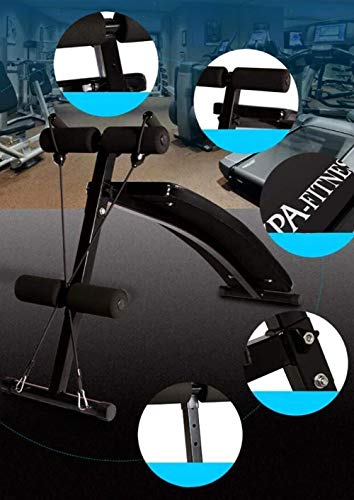 OESFL Weight Bench Home Gym Benches Dumbbell Bench Benches Weight Bench,Foldable Sit Up Bench Adjustable Weight Bench-Utility Weight Benches for Full Body Workout, for Home Gym Straight Plate Adjustab