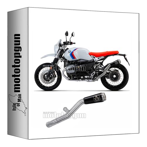 arrow 71941PRN auspuff zugelassen pro-race nichrom schwarz endkappe edelstahl kompatibel mit bmw r nine t urban gs 2024 mototopgun