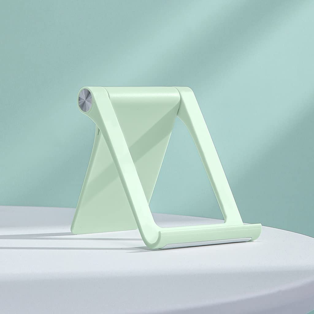 Support de téléphone pour soulager votre cou grâce à la structure pliable verte