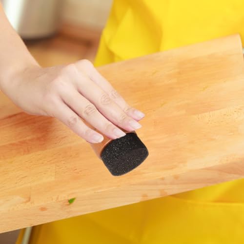 2 Pcs Aplicador de Aceite y Cera para Tabla de Cortar con Mango Ergonómico para Tablas, Cucharas y Utensilios de Madera, 5 cm de diámetro miniatura 6