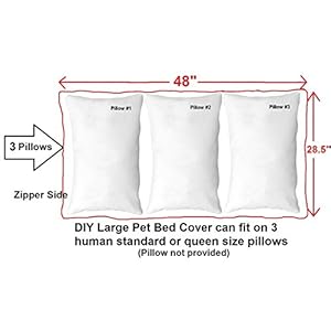 Dogbed4less-Do-It-Yourself-DIY-Pet-Bed-Pillow-Duvet-Canvas-Cover-Waterproof-Internal-case-for-DogCat-at-Large-48X29-Olive-Green-color-Covers-only - Cucciolini Doodles   Dogbed4less-Do-It-Yourself-DIY-Pet-Bed-Pillow-Duvet-Canvas-Cover-Waterproof-Internal-case-for-DogCat-at-Large-48X29-Olive-Green-color-Covers-only