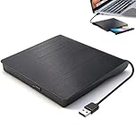 Veridius External CD DVD Drive for USB 3.0 Slim Portable CD DVD Drive Player Burner Writer Reader Rewriter Optical Disc for Laptop PC Desktop Mac IOS Macbook Pro Windows 11 10 8 7 / XP Vista Linux