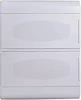 Quadro Embutir Ouro Box 24 Módulos Din Porta Opaca Steck Branco 24 Módulos