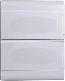 Quadro Embutir Ouro Box 24 Módulos Din Porta Opaca Steck Branco 24 Módulos