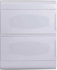 Quadro Embutir Ouro Box 24 Módulos Din Porta Opaca Steck Branco 24 Módulos