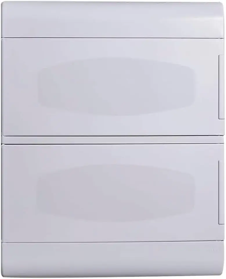 Quadro Embutir Ouro Box 24 Módulos Din Porta Opaca Steck Branco 24 Módulos