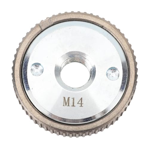 Gavigain M14 Flange Nut Quick Release Pressure Plate, Wear Resistant Alloy Steel, Universal Compatibility, Secure Stable Locking for Angle Grinder Users