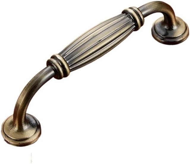 1PC European Antique Door Handle Drawer Zinc Alloy Simple Wardrobe Furniture Accessories Ancient Green Cabinet(2982-96mm)