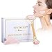 Produktbild Jade Roller, Jade Gesichtsroller, Jade Massagegerät, Jade Roller Gesichtsmassager, Gesicht Roller, Natürlicher Gesichtsroller mit Gua Sha Massage Geschenkset Anti-Aging faltenfrei verwendet