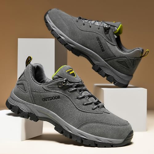 Walking Sneakers Men's Hiking Shoes Extra Wide Lightweight Breathable Outdoor Cushion Sneakers Non-Slip Running Shoes3