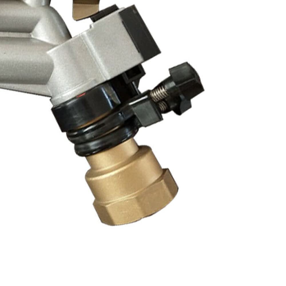 Zraszacz nawadniający w gospodarstwie rolnym, regulowany 360° zraszacz z dyszą, spray do nawadniania o dużej powierzchni 1-1/5.1 cm Npt gwint żeński do trawnika ogrodowego