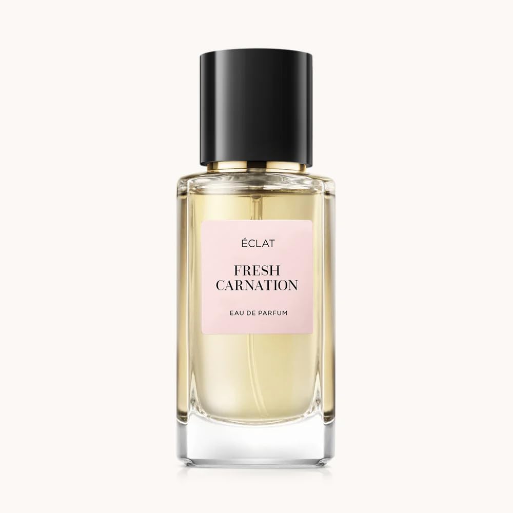 ÉCLAT Fresh Carnation Eau de Parfum 55 ml – bloemenfrisse damesgeur met lelietje-van-dalen, lelie en narcis, zachte warmte van ambra en sandelhout – elegant, gevoelig en tijdloos vrouwelijk