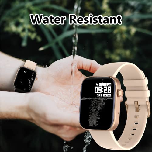 Smart Watch, 1.8'' Screen Fitness Watch With Text And Call, Activity Tracker Smartwatch With Heart Rate, Blood Oxygen, And Sleep Monitor, Ip68 Waterproof, For Women Iphone Android Phones Compatible #TOP6