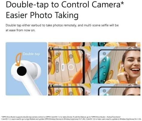 Ilustrace gesta dvojitého klepnutí na sluchátko pro ovládání kamery