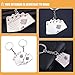 LAPYAPPE 4pcs 4pcs Playing Cards Keychain Stylish Metal Card-themed Accessories for Bags and Keys Multifunctional Illusion Props for Games and Parties Lucky Crimson and Gift for All Ages
