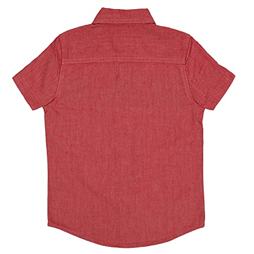 Image of Under Fourteen Only Boys Shirt, 100% Cotton Half Slevees Narrow Collar Regular Fit Printed Shirts for Kids Boys.