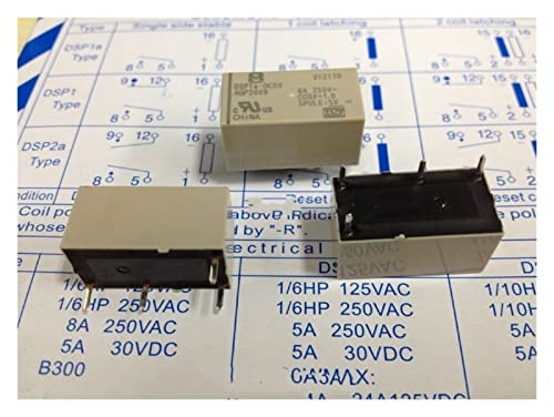 Relais de puissance 5V DSP1A-DC5V pour projets de domotique et contrôle de moteurs miniatures 8A