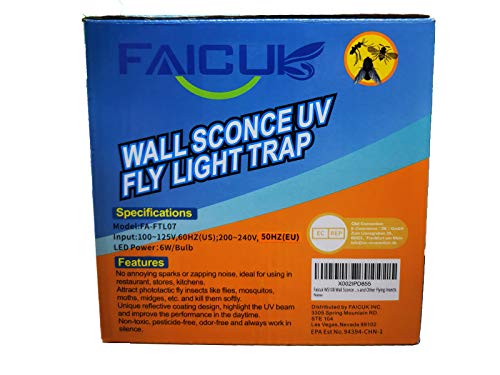 Faicuk FA-FLT07 Wall Sconce Fly Light Trap thumb #7