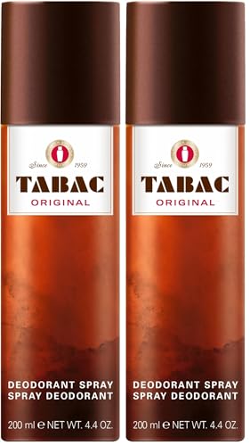 Image of Tabac Original Deodorant Spray for Men | Long Lasting Aromatic Spicy Body Spray | Black Pepper, Exotic Woods & Musk | Classic Masculine Deodorant | Fresh Daily Grooming Fragrance | Premium Men's Deo Spray | 200ml