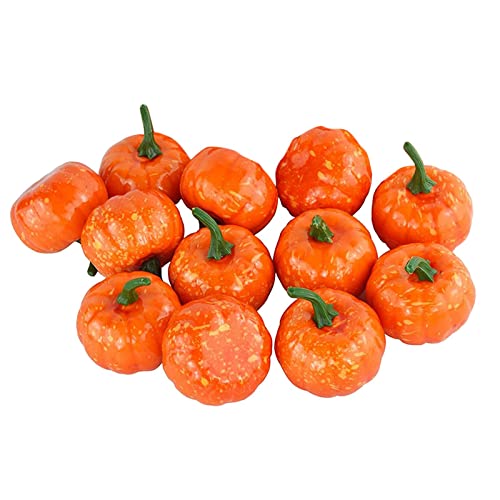 Diverse dimensioni assortite: queste zucche sono realizzate in schiuma di qualità, perfette per riempire vasi, o cornucopie per vignette tavola autunnali.