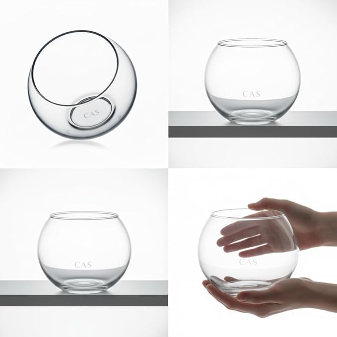 Image of CAS 1L to 14L Glass Fish Bowl (12 INCH, Glass Bowl, Without Neck) 13.5