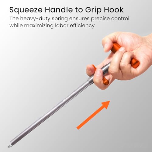 Pristis UTA III Metal Hook Remover Tool for Saltwater, Heavy-Duty Fishing Hook Removal Tool Extractor, Sturdy Stainless Steel Squeeze-Out Fish Dehooker Pliers Tackle Gear for Anglers, 13 inches