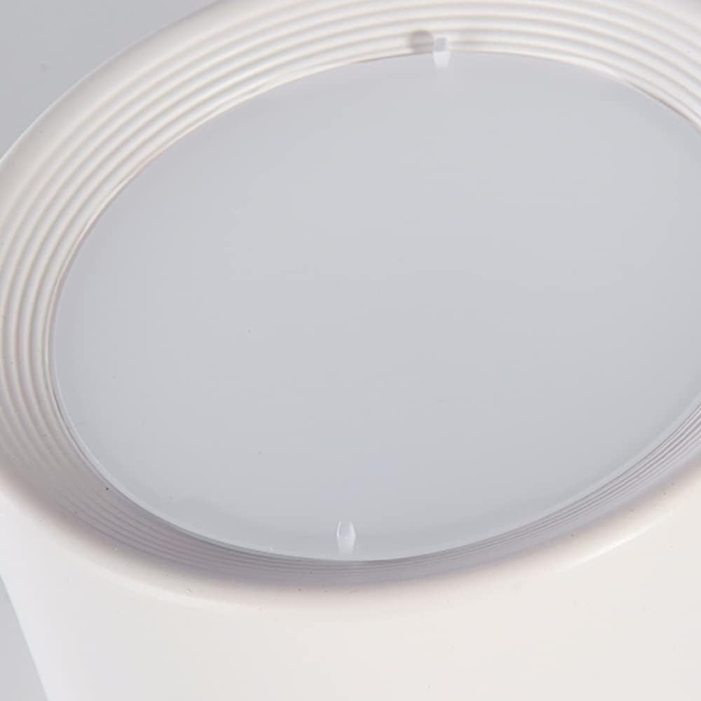 LED Round Ceiling Light, Nordic Minimalist Downlight Home Living Room Small Ceiling Lamp Close to Ceiling Lighting Fixture for Porch Balcony Aisle Corridor Cloakroom(Black,12cm)