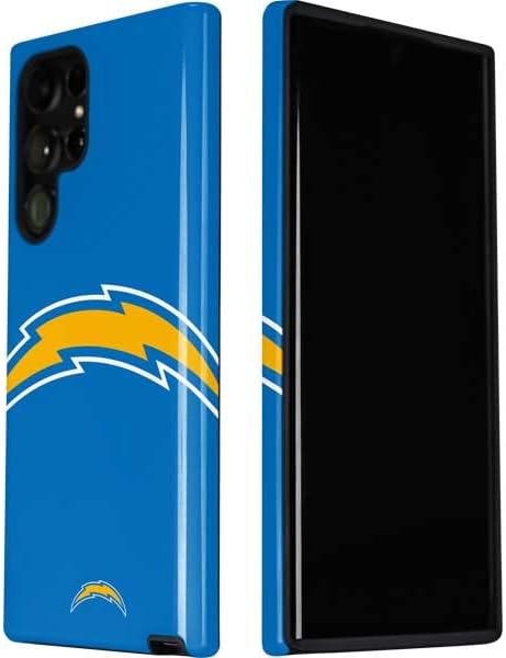Skinit Pro Phone Case Compatible with Galaxy S22 Ultra - Officially Licensed NFL Los Angeles Chargers Large Logo Design
