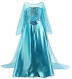 Vestido de las niñas vestido de la princesa Ana Elsa Snow Queen Costume Party
